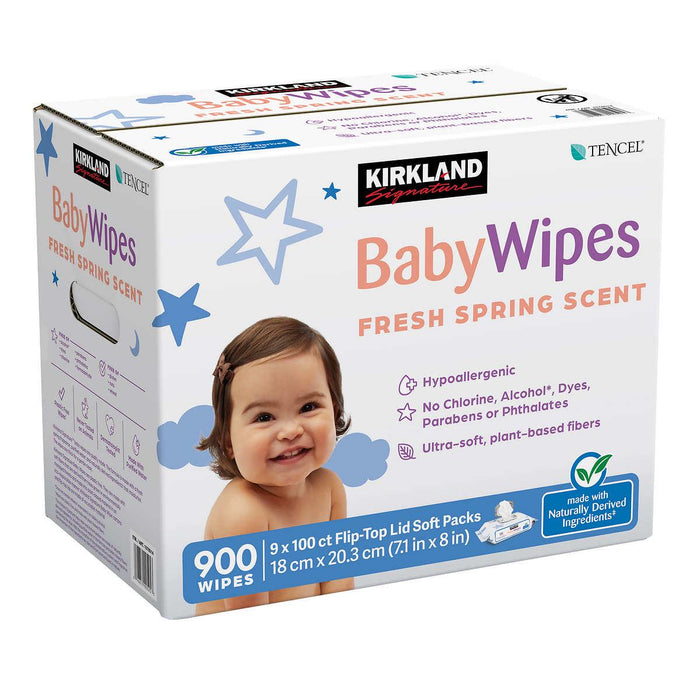Kirkland Signature Scented Baby Wipes, 900-count ) | Home Deliveries