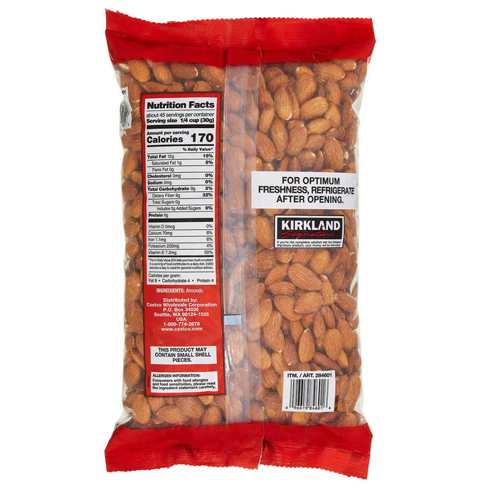 Kirkland Signature Supreme Whole Almonds, 3 lbs ) | Home Deliveries