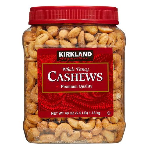 Kirkland Signature Whole Fancy Cashews, 2.5 lbs ) | Home Deliveries