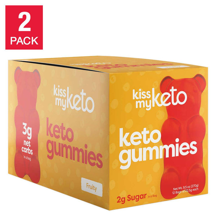 Kiss My Keto Gummies, 12-count, 2-pack ) | Home Deliveries