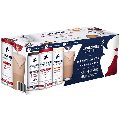 La Colombe Draft Latte Cold Brew Coffee, Variety Pack, 9 fl oz, 12-count ) | Home Deliveries