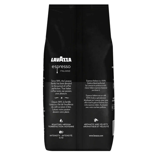 Lavazza Caffé Espresso 100% Premium Arabica Coffee, Whole Bean, 2.2 lbs ) | Home Deliveries