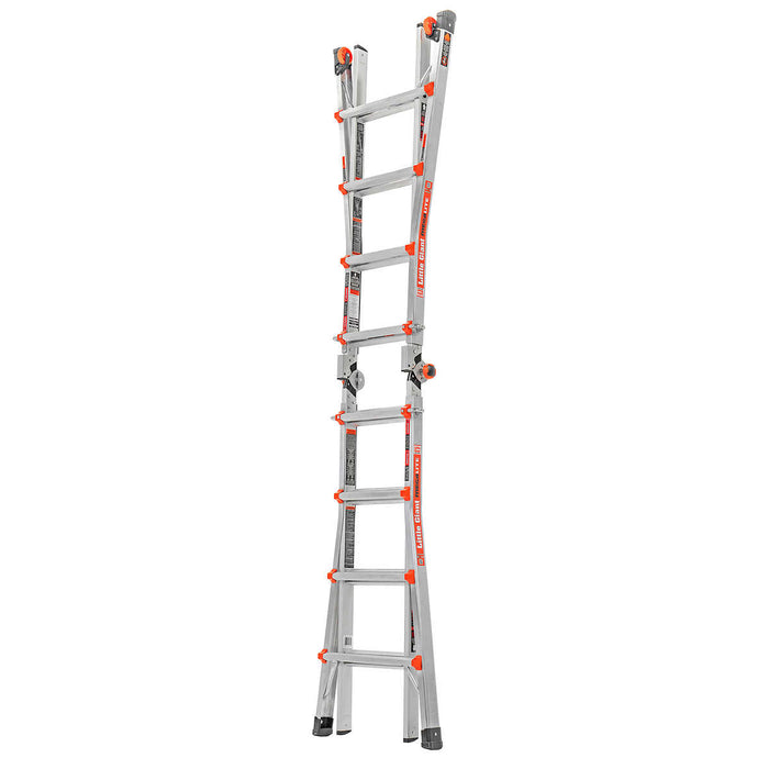 Little Giant MegaLite 17 Ladder with Tip and Glide Wheels ) | Home Deliveries
