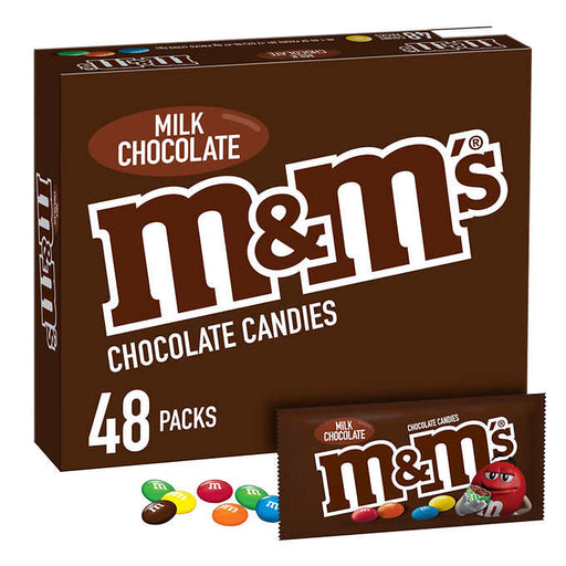 M&M's Milk Chocolate Candy, Full Size, 1.69 oz, 48-count ) | Home Deliveries