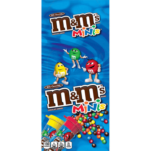 M&M's Milk Chocolate Candy Minis, 1.08 oz, 24-count