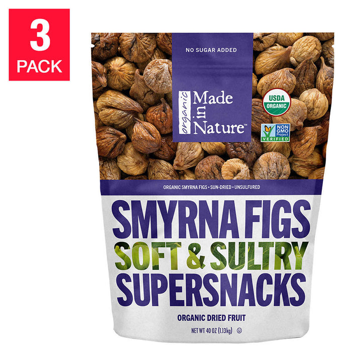 Made In Nature Organic Calimyrna Figs 40 oz, 3-pack ) | Home Deliveries
