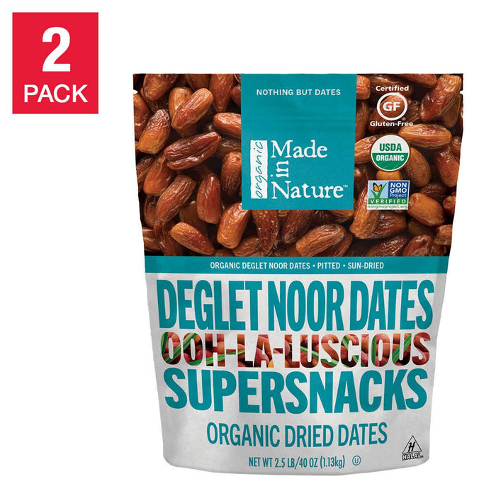 Made in Nature USDA Organic Dates 40 oz, 2-pack ) | Home Deliveries