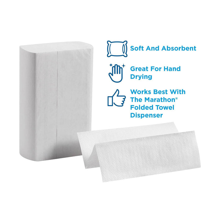 Marathon Multifold 1-Ply Paper Towels, 9.2 x 9.4 (250 towels/pk., 16 pks.)