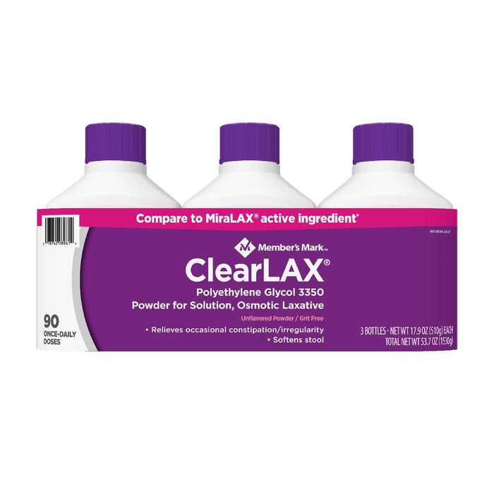 Member's Mark ClearLAX 3350 Powder (17.9 oz., 3 pk.) ) | Home Deliveries