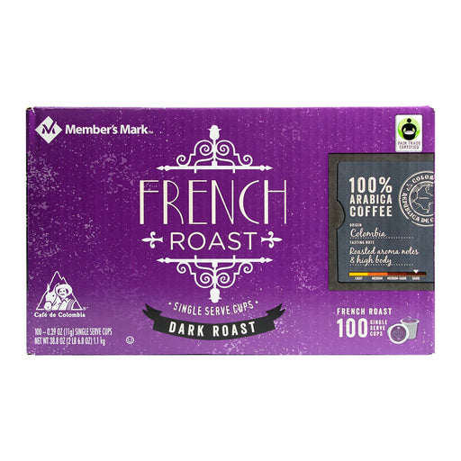 Member's Mark French Roast Coffee, Single-Serve Cups (100 ct.) ) | Home Deliveries