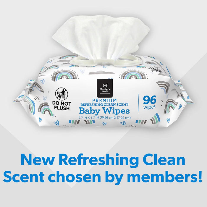 Member's Mark Premium Scented Baby Wipes (1152 count.)