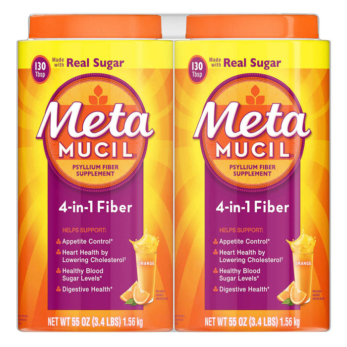 Metamucil Fiber Supplement, Orange, 260 Servings ) | Home Deliveries