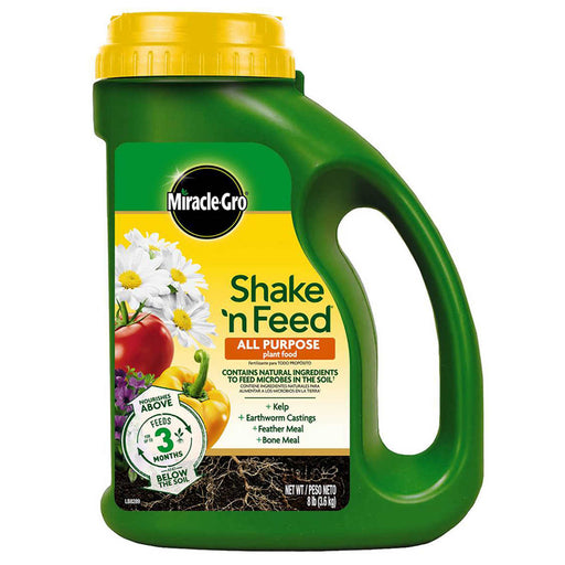 Miracle-Gro Shake 'n Feed All Purpose Plant Food 8 lb ) | Home Deliveries