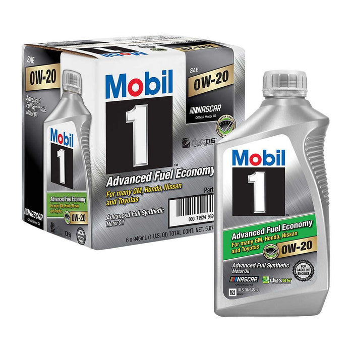Mobil 1 Advanced Fuel Economy Full Synthetic Motor Oil 0W-20 - Home Deliveries