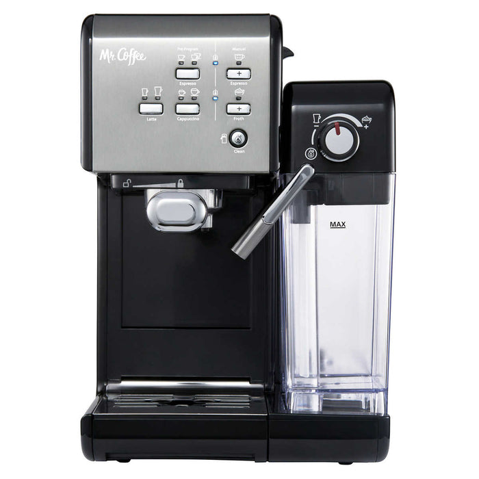 Mr. Coffee One-Touch CoffeeHouse Espresso and Cappuccino Machine, Dark Stainless ) | Home Deliveries
