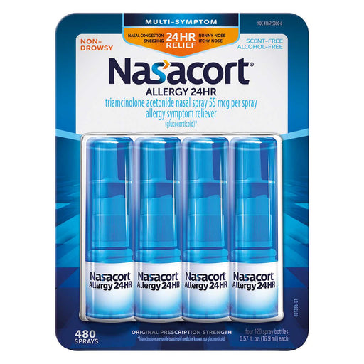 Nasacort Allergy 24HR, 480 Metered Sprays ) | Home Deliveries