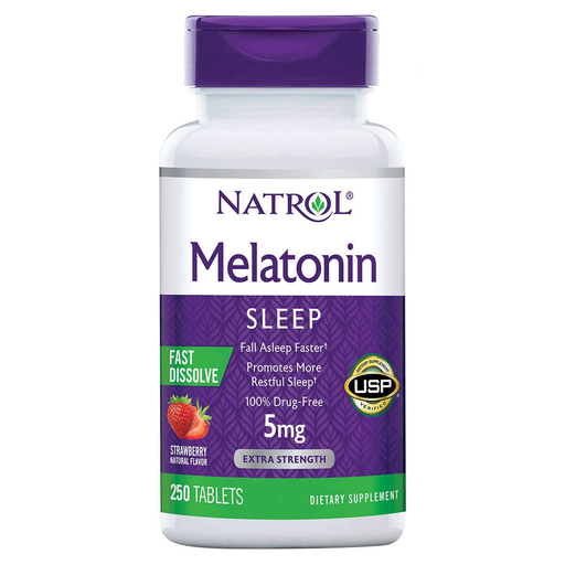 Natrol Melatonin 5 mg. Fast Dissolve Tablets, 250 Tablets - Home Deliveries