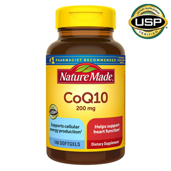 Nature Made CoQ10 200 mg., 140 Softgels - Home Deliveries