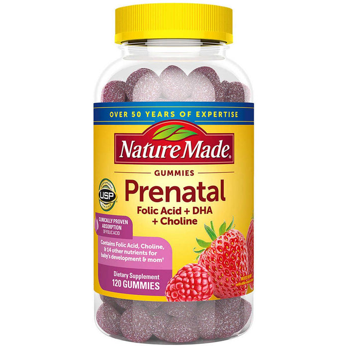 Nature Made Prenatal Gummies, 120 Gummies