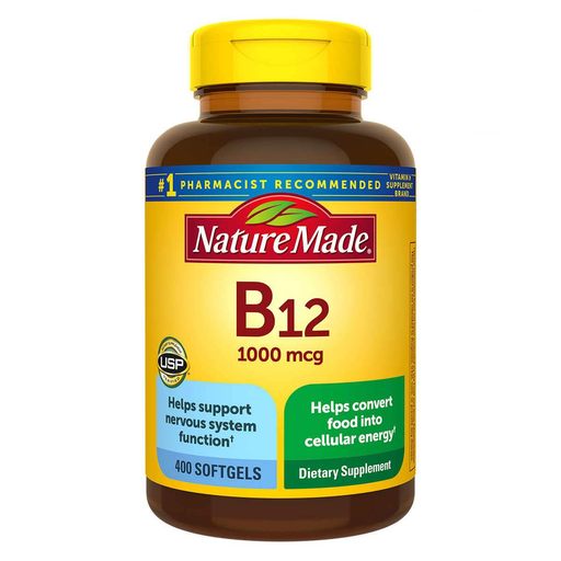 Nature Made Vitamin B12 1000 mcg., 400 Softgels - Home Deliveries
