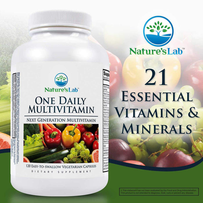 Nature's Lab One Daily Multivitamin, 120 Capsules - Home Deliveries