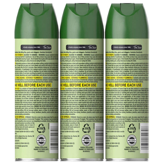 OFF! Deep Woods Dry Insect Repellent Spray, 3-pack, 6 oz ) | Home Deliveries