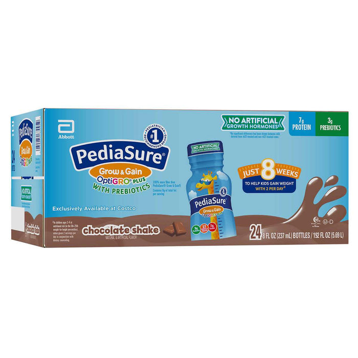 PediaSure OptiGRO Plus Kids Shake 8 fl oz., 24-count - Home Deliveries