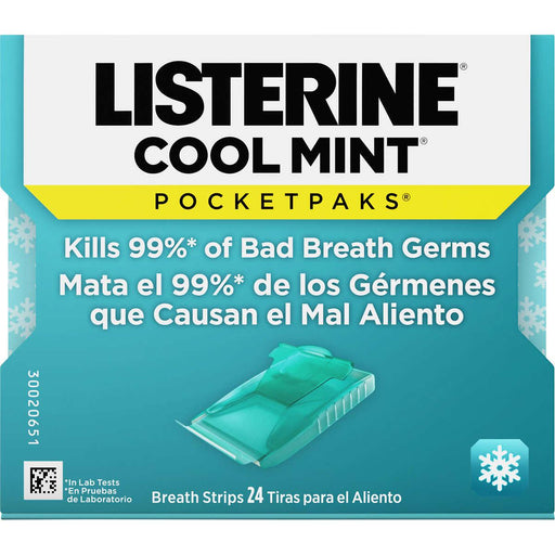 Pocketpaks Breath Strips, Cool Mint, 12-count ) | Home Deliveries