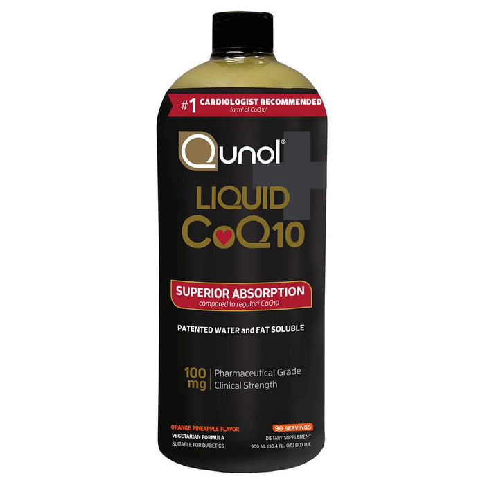 Qunol Liquid CoQ10 100 mg., 30.4 Ounces - Home Deliveries