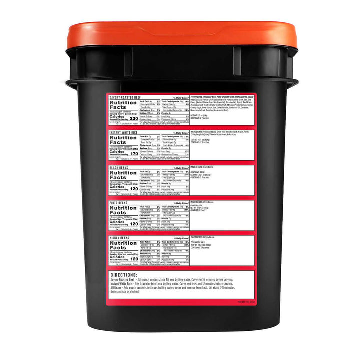 Readywise 110 Serving Emergency Protein Bucket ) | Home Deliveries