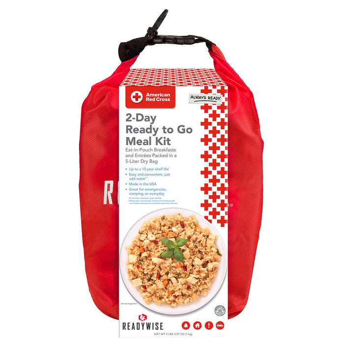 Readywise American Red Cross 2 Day Ready-to-Go Meal Kit - 3-pack ) | Home Deliveries