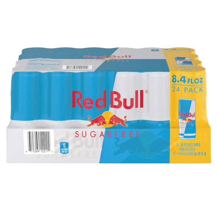 Red Bull Energy Drink, Sugar Free, 8.4 fl oz, 24-count ) | Home Deliveries