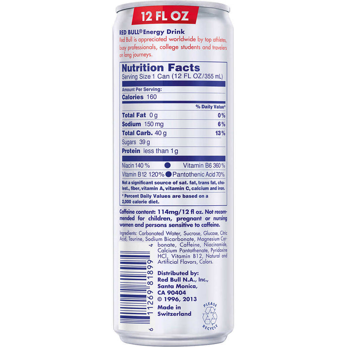 Red Bull Energy Drink, 12 fl oz, 24-count ) | Home Deliveries