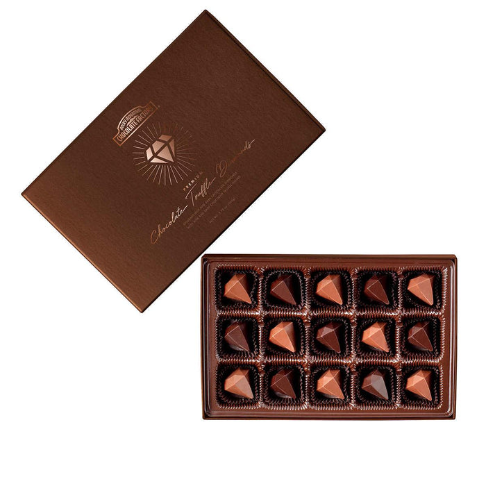 Rocky Mountain Chocolate Factory Chocolate Truffle Diamond Gift Box 5.75 oz, 3-Boxes