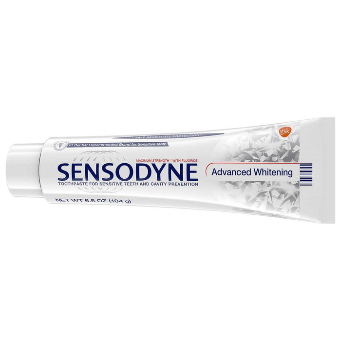 SENSODYNE Advanced Whitening Toothpaste, 6.5 oz, 4-pack ) | Home Deliveries