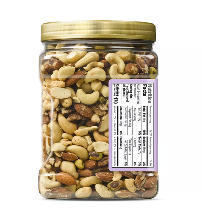 Member's Mark Lightly Salted Deluxe Mixed Nuts (34oz)