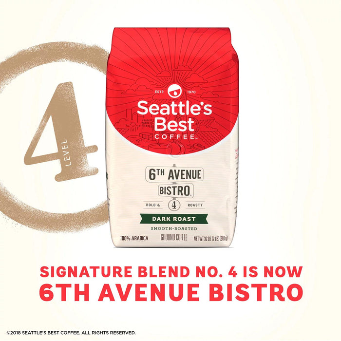 Seattle's Best Coffee 6th Avenue Bistro Ground Coffee (32 oz.)