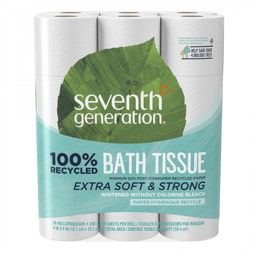 Seventh Generation White Bathroom Tissue 2-ply Toilet Paper, 24 count - Home Deliveries