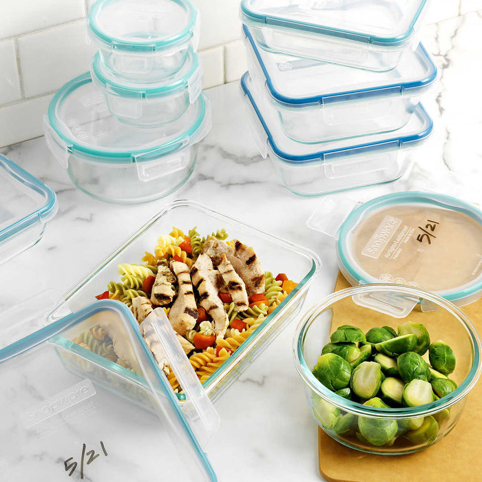 Snapware Pyrex 18-piece Glass Food Storage Set ) | Home Deliveries