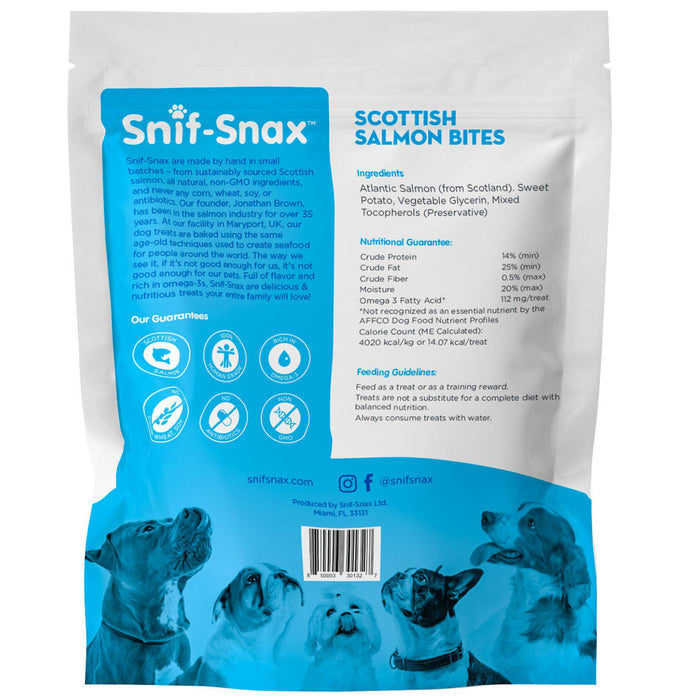 Snif-Snax Scottish Salmon Bites Dog Treats (3 lbs.)