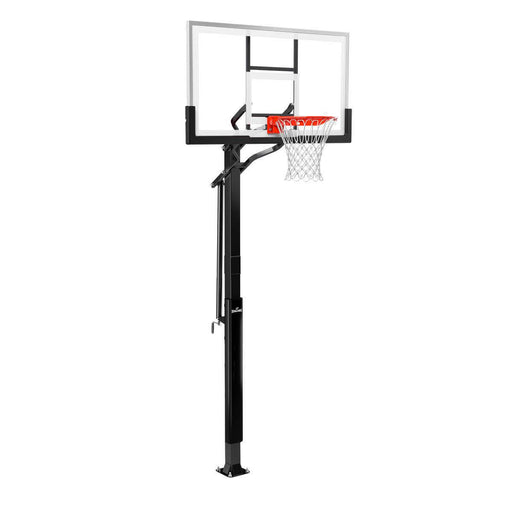 Spalding 60  Glass Screw Jack In-Ground Basketball Hoop ) | Home Deliveries