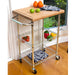 TRINITY Bamboo Top Kitchen Cart ) | Home Deliveries