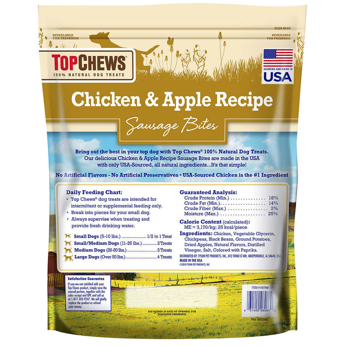 Top Chews Chicken and Apple Recipe 100% Natural Dog Treats - Home Deliveries