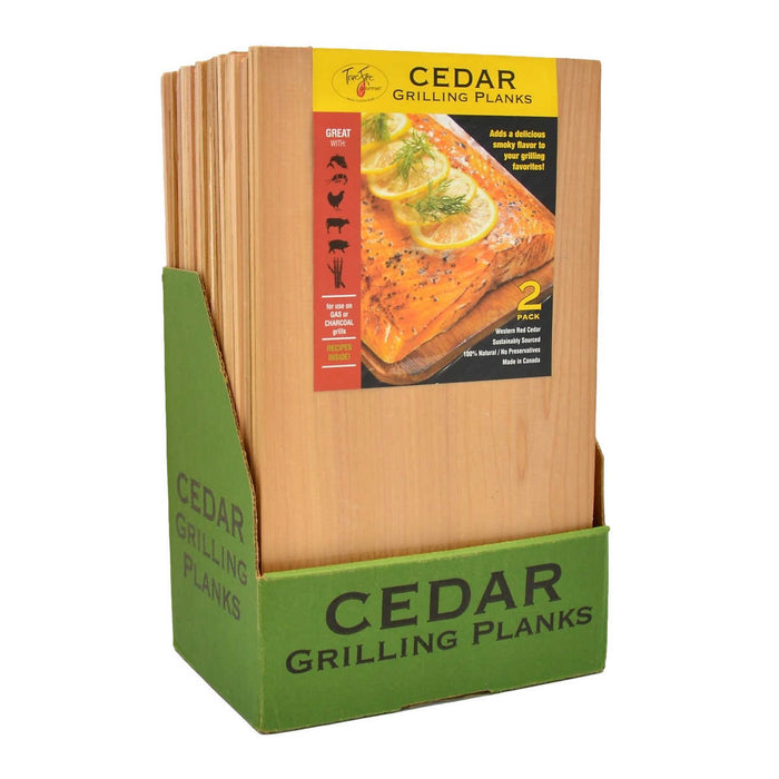 TrueFire Cedar Grilling Planks, 7.25 in x 12 in, 2-count, 12-pack ) | Home Deliveries