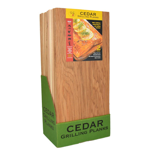 TrueFire Cedar Grilling Planks, 7.25 in x 16 in, 2-count, 12-pack ) | Home Deliveries