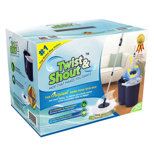 Twist and Shout Spin Mop and Bucket System with 1 Refill ) | Home Deliveries
