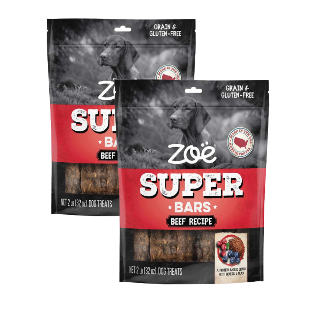 Zoe Super Bars Beef Recipe 2/2lb Bags ) | Home Deliveries