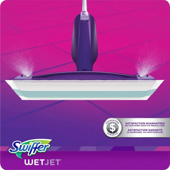 WetJet Power Spray Mop Starter Kit (1-WetJet, 5-Pads, Cleaning Solution and Batteries) ) | Home Deliveries