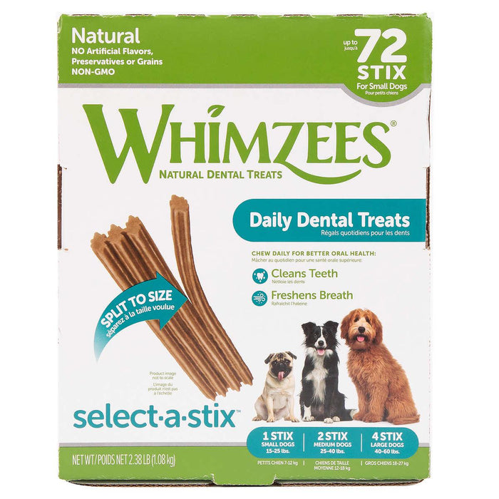 Whimzees Dental Stix, 72 Count ) | Home Deliveries