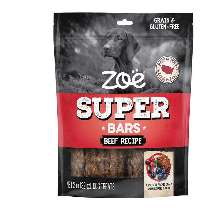 Zoe Super Bars Beef Recipe 2/2lb Bags ) | Home Deliveries